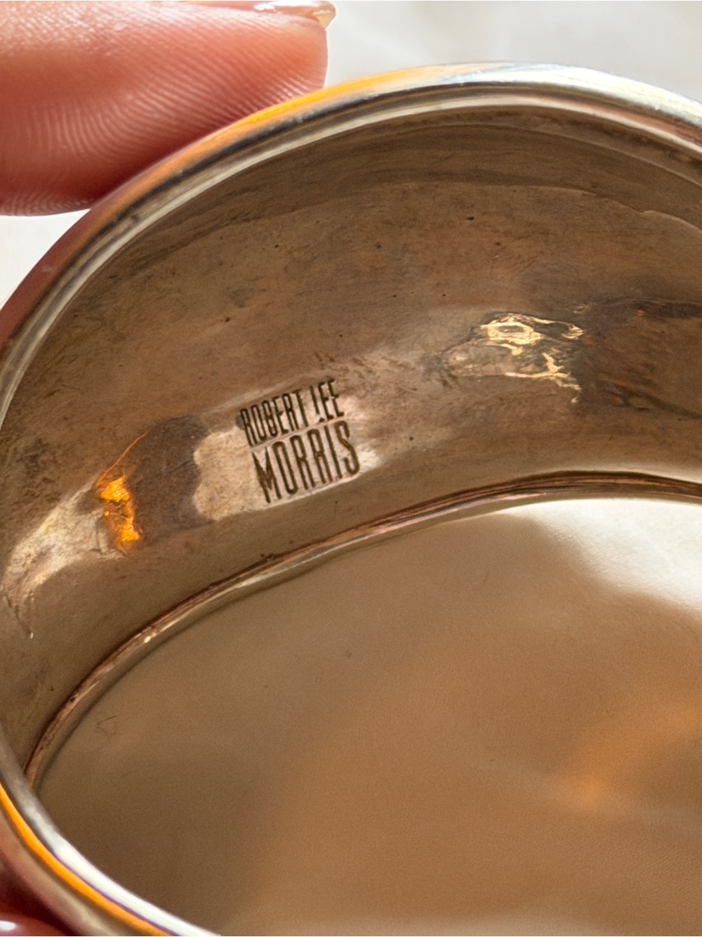 Robert Lee Morris silver cuff - Picture 8 of 8
